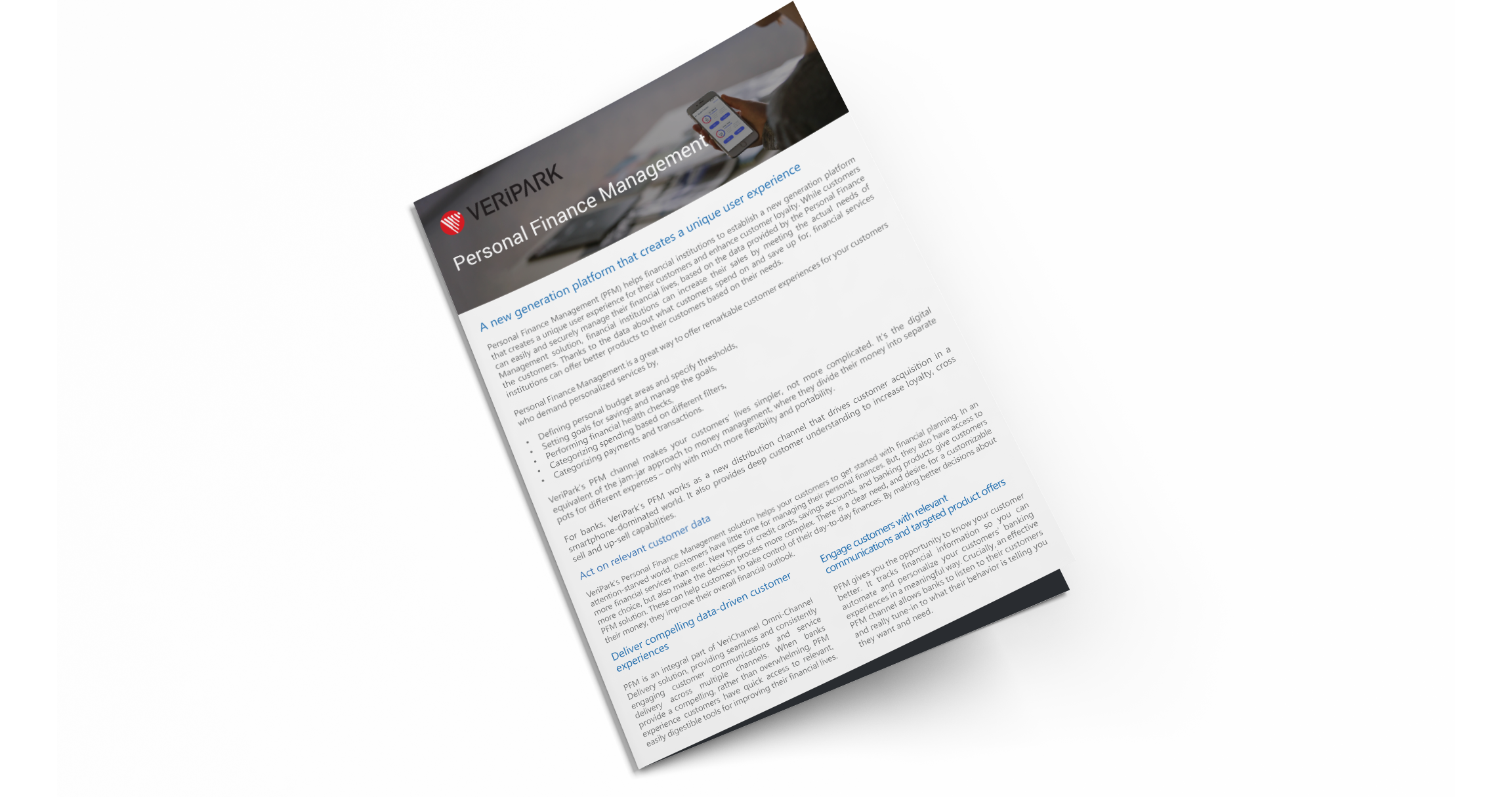 Personal Finance Management Brochure