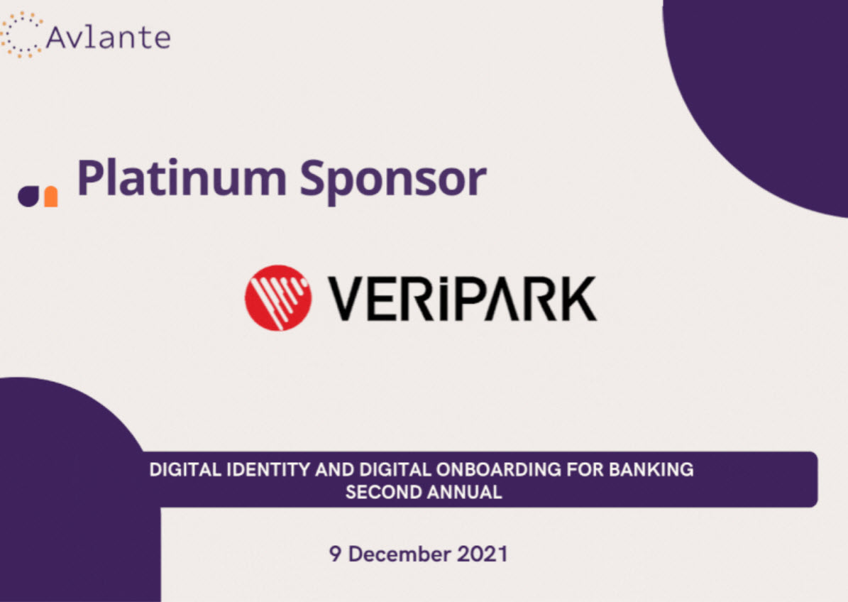 Digital Identity &amp; Digital Onboarding for Banking – 2nd Annual – Webinar sponsor