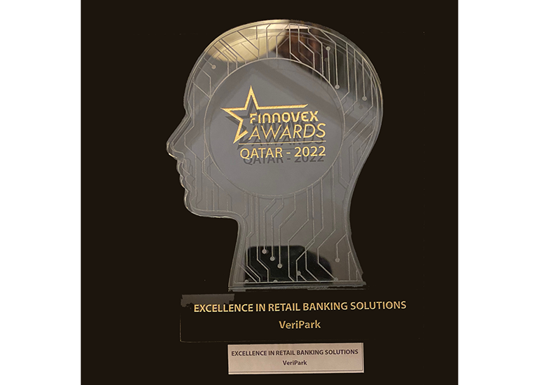 VeriPark wins EXCELLENCE IN RETAIL BANKING SOLUTIONS Award at Finnovex Qatar Awards 2022