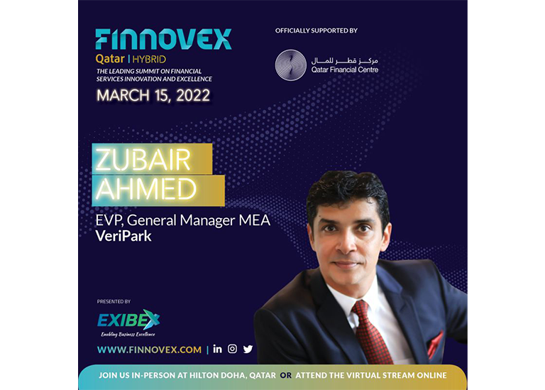 VeriPark speaking at Finovex Qatar 20222
