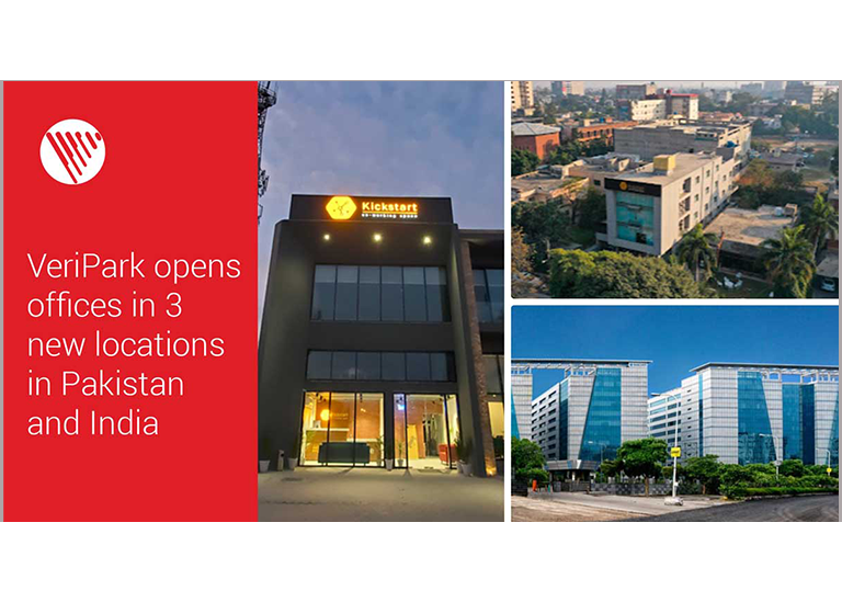 New VeriPark offices in Pakistan and India