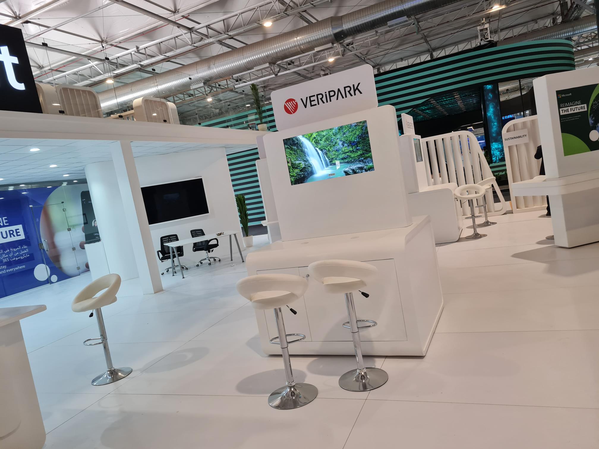 VeriPark's booth at LEAP 2022