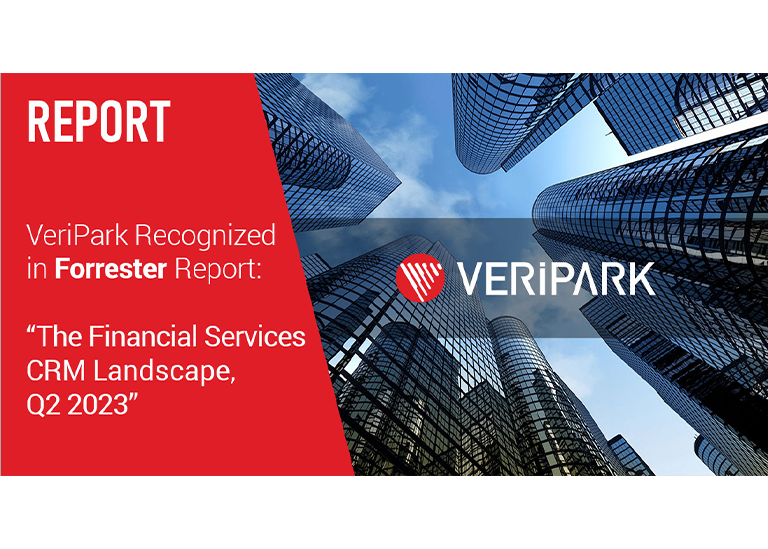 VeriPark Recognized in Forrester Report: The Financial Services CRM Landscape Q2 2023