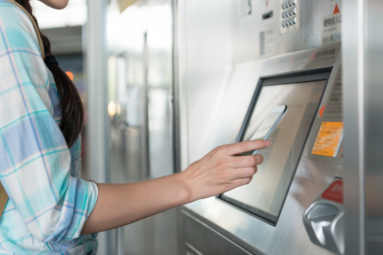 Assisted service in bank branch touchless