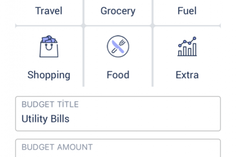 mobile banking solution screen