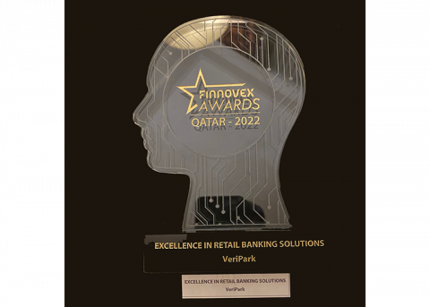 VeriPark wins EXCELLENCE IN RETAIL BANKING SOLUTIONS Award at Finnovex Qatar Awards 2022